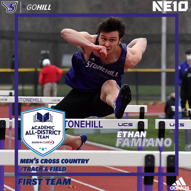 GoStonehill's tweet photo. Congratulations to our four @StonehillXC_TF men named to the @CoSIDAAcadAA All-District I first team today! 📚🏃‍♂️
#GoHill #NE10EMBRACE #NCAAD2 https://t.co/C18H0VaX5U