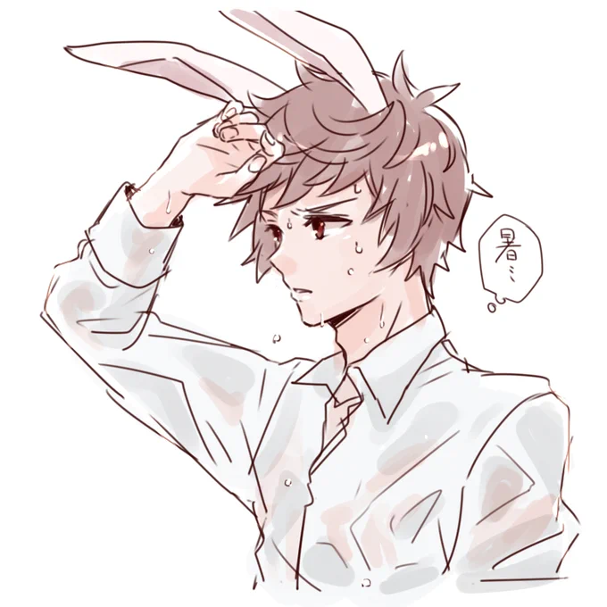 汗だく🐰団長ちゃん… 