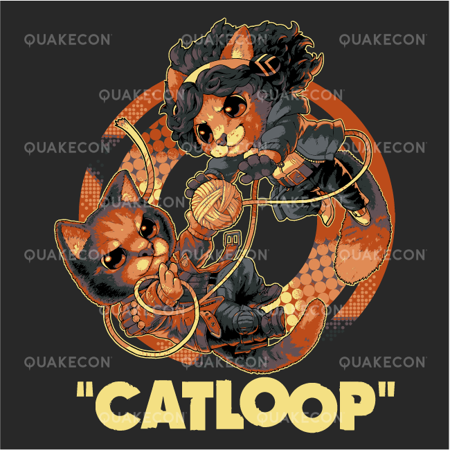 Xous54's tweet photo. I'm beyond honored to have been asked to do this year's @QuakeCon Dallas Pets Alive! / FOUR PAWS charity shirts again. It means so much to be able to help however I can. 🧡

If you'd like to support these great causes, the shirts can be found here:
https://t.co/2ODmnffmmC https://t.co/WSSfx0hRkQ