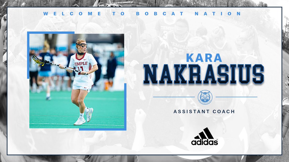 Help us give a huge #BobcatNation welcome to new assistant coach, Kara Nakrasius! 

<a href="/knakrasius/">Kara Nakrasius</a> joins us after an outstanding playing career at Temple!

🔗loom.ly/-f3my2c