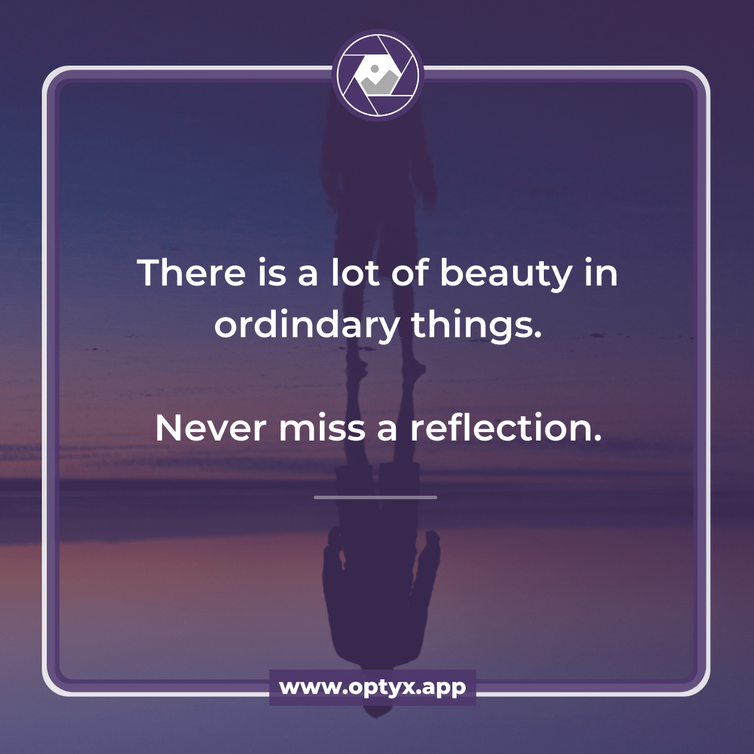 OptyxApp's tweet photo. There is a lot of beauty in ordinary things.

Never miss a reflection. https://t.co/ujWohd3jr7