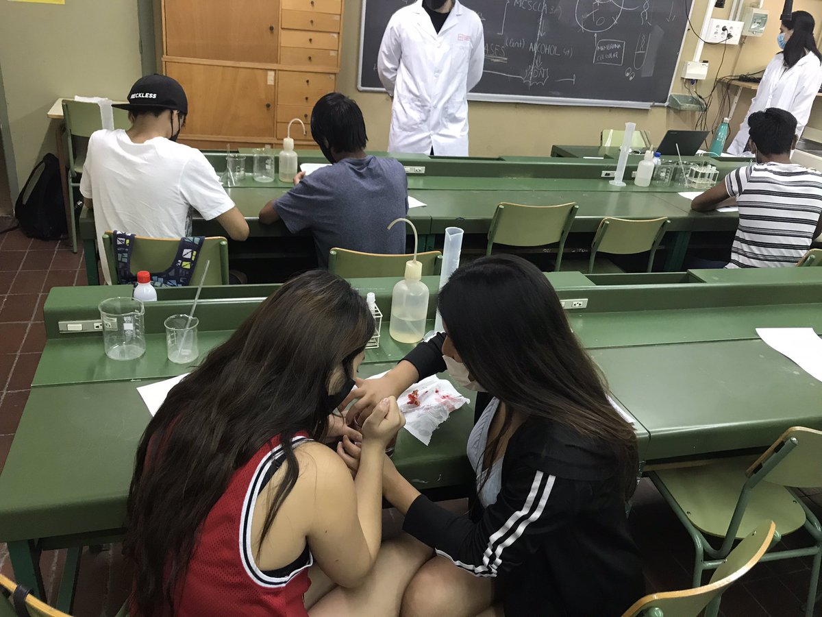 igemBarcelona's tweet image. #HumanPractices in schools and high schools have just started! Today we isolated DNA from fresh strawberries. Everyone had a great time! 🍓🧬