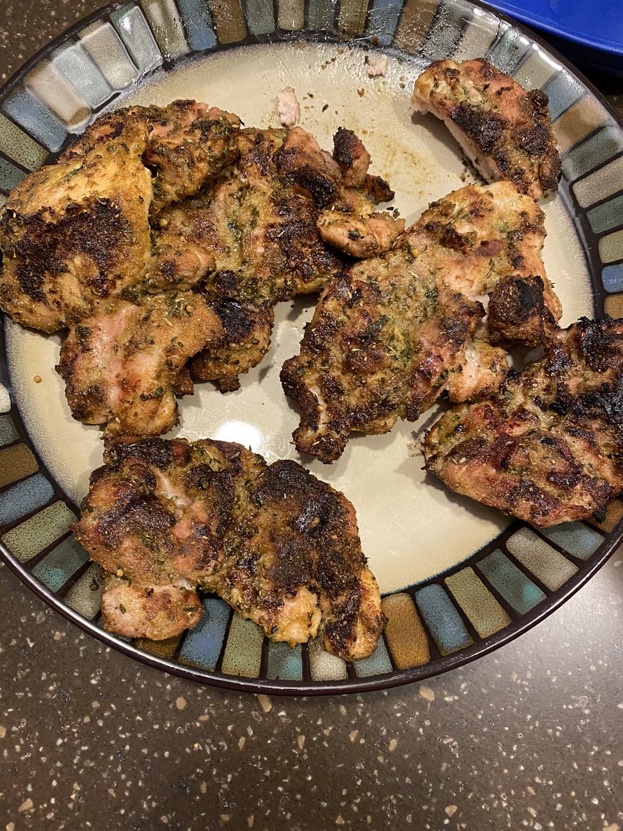 orgonosh's tweet photo. First time trying out some @danosseasoning on chicken thighs. They were fantastic! The leftovers the next day are just as good if not better! Can’t wait to try out something else! #dangood #yumyumgetyasome https://t.co/7MN2qlgILk