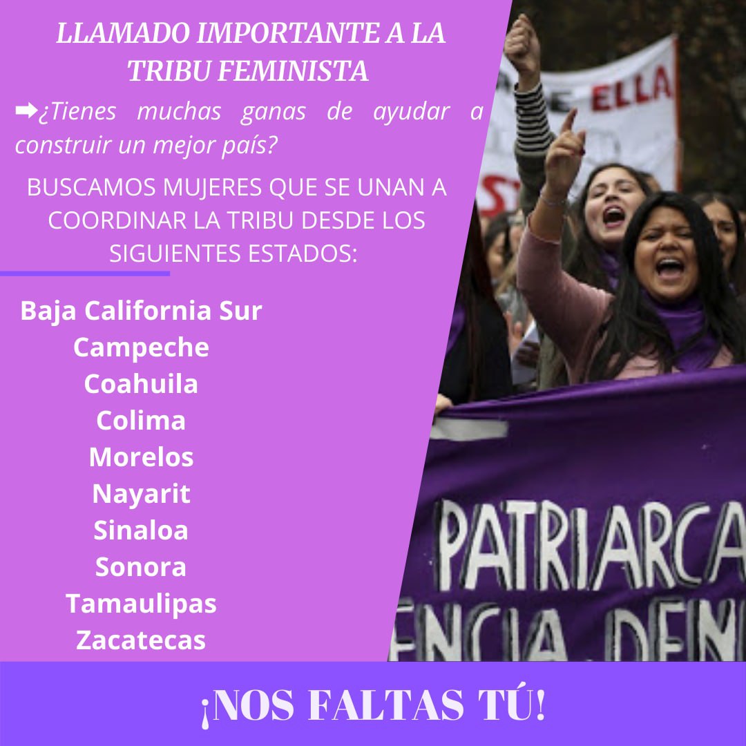 yazbarslp's tweet photo. ¡Cada vez somos más! ¡Únete!

Hagamos cosas grandes por este hermoso país 🤗

#mitribufeminista
#feministas
#feminismo
#Mexico https://t.co/NqPogaR7W6
