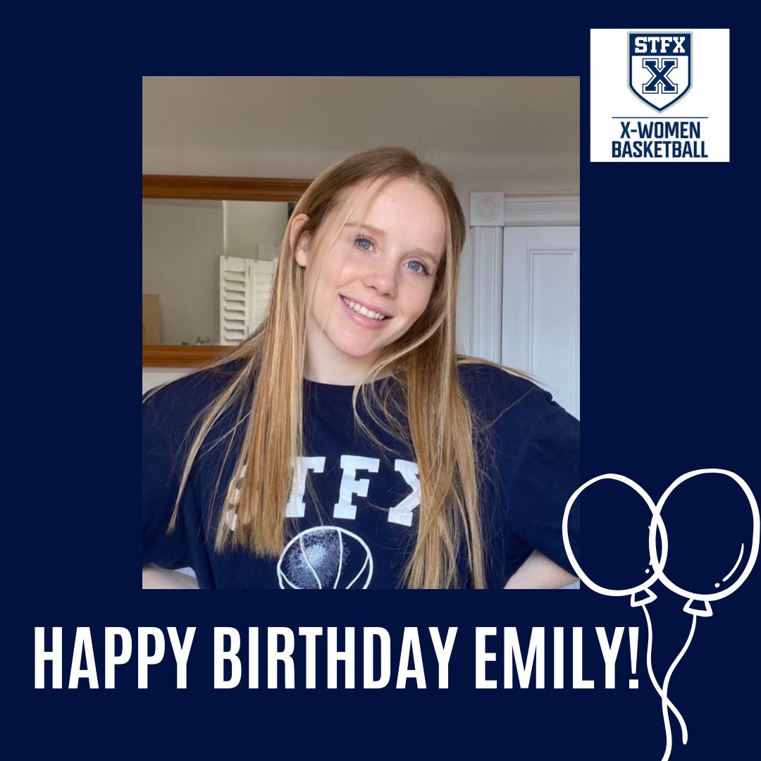 stfx_wbb's tweet photo. Happy Birthday Emily!🎉
#goxgo #stfxwbb #ourPACE #BeUncommon #Happybirthday! https://t.co/Un1csyKzx5