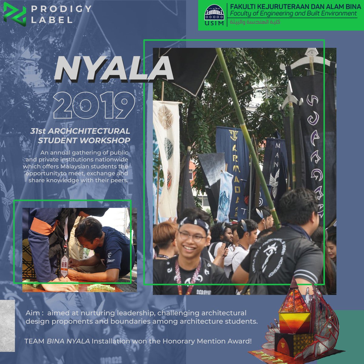 ProdigyLabel's tweet image. NYALA 31ST ARCHITECTURAL STUDENT WORKSHOP

RE:IGNITE
Created as a symbol of rebirth &amp;amp; rejuvenation of a [ S O U L ] ; a symbol of reviving the true vibe of architectural workshop