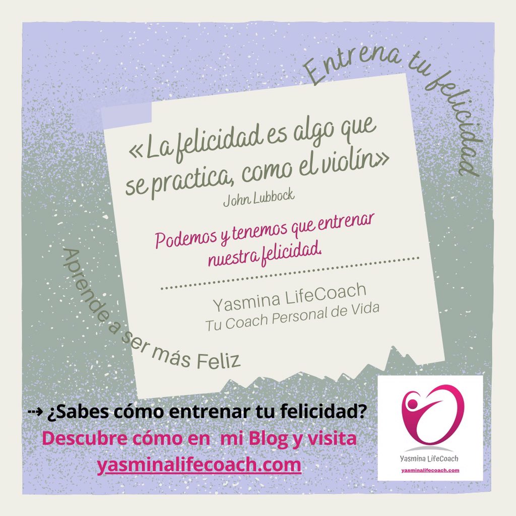 YLifecoach's tweet photo. Entrena tu felicidad y aprende a ser más feliz en tu día a día y en la vida #felicidad #serfeliz #bienestar #calidaddevida #coachpersonaldevida #coaching para una #vida #feliz https://t.co/Mu25qdtVaM