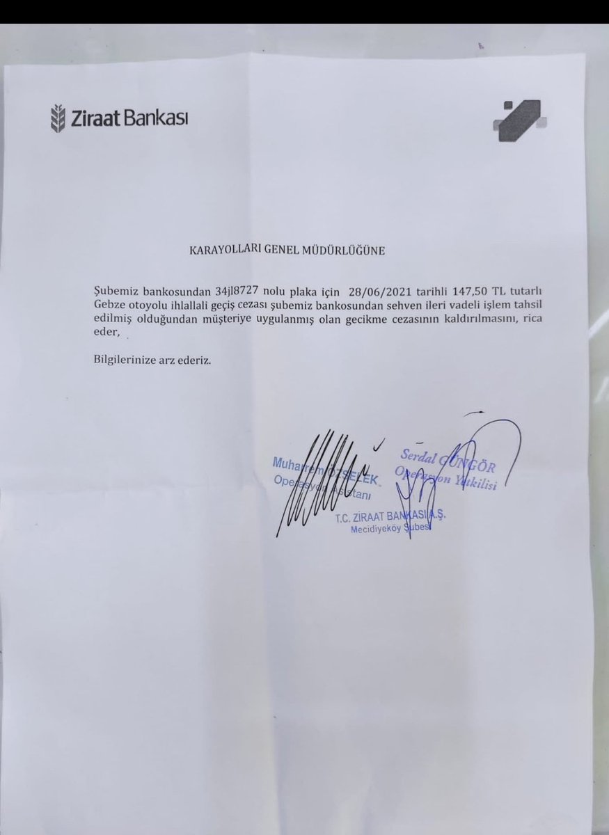 GKHANevcin75's tweet photo. Banka memurunun hatası yüzünden ben niye ceza ödüyorum banka yazı vermesine rağmen bu ceza neden silinmiyor  @aydinagaoglu @RTErdogan @UABakanligi @akaraismailoglu @akkdidiejdh @KarayollariGM @skalamagdurlari @fatihportakal @Serkan02679881 @ziraatbankasi @tuketicigundemi https://t.co/Wmf90L8a74