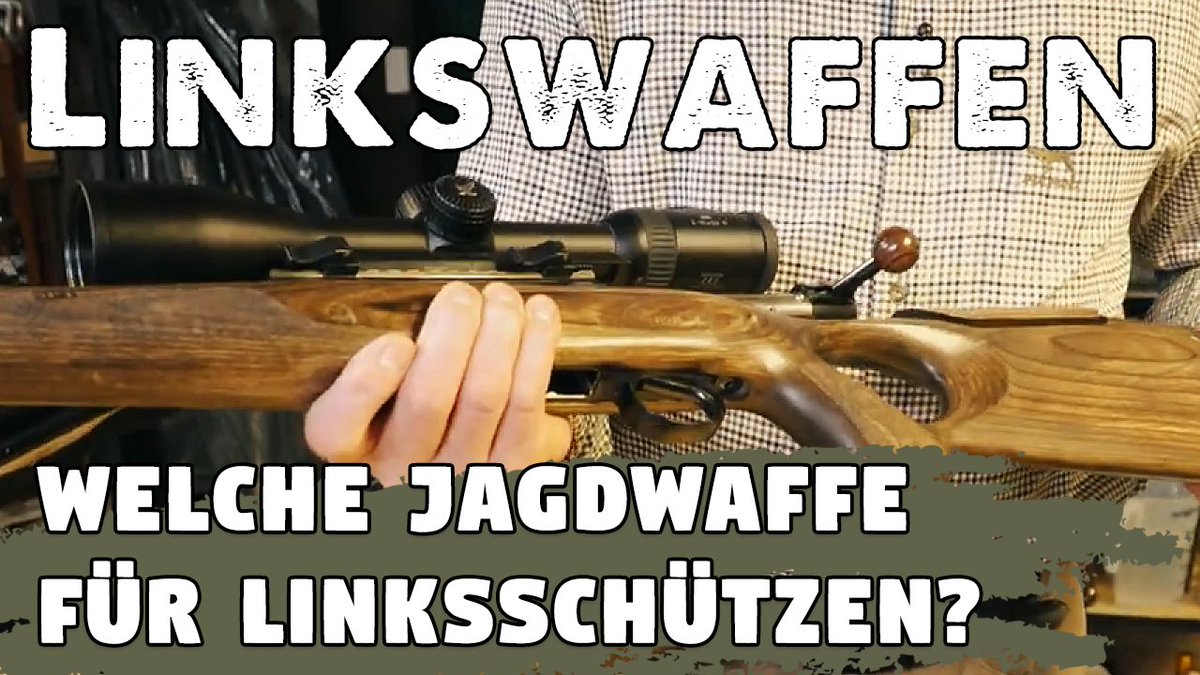 Linkswaffen: In diesem Video erfährst Du, wie Du für Dich die optimale Jagdwaffe mit Linkssystem findest, welche Hersteller Linkssysteme ggf. auch gegen Aufpreis anbieten und auf was Du als Linksschütze noch achten solltest: youtu.be/2BAFyNVFP_w #jagd #jungjäger #jagdwaffen