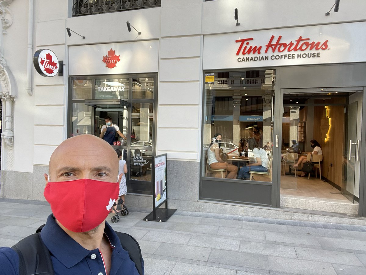 CanadaSpain1's tweet photo. New @TimHortonsES in downtown Madrid! Nouveau @TimHortonsES á Madrid! Nuevo @TimHortonsES en el corazón de Madrid! https://t.co/VAg4sZau9B