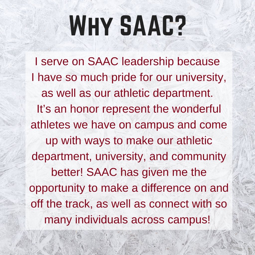 🚨Introducing our 2021-22 SAAC Exec Board!🚨

Always bringing creativity💡 and high energy✴️, we’re excited to have @AlabamaTrackalexa’s <a href="/alexaa_cruz/">alexa</a> serving as Student-Athlete Engagement Chair again this year! #runitback #leadership