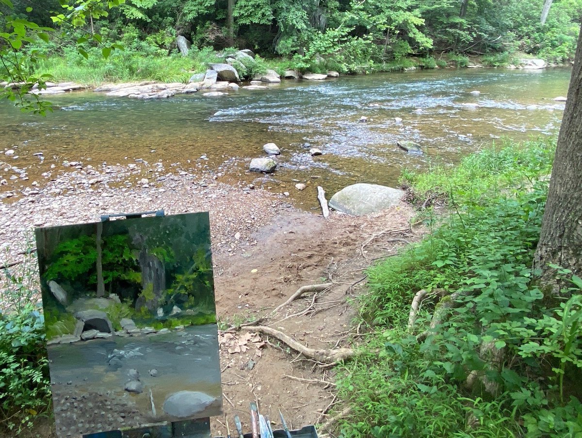 MarylandCFA's tweet photo. Don't miss this week's work by our 7th Annual Harford Plein Air Painting Festival's juried artists, including Barbara Stepura, Rajendra KC, Matt Fenton, and Denise Matuk-Kroupa, in our "Works-in-Progress" blog at https://t.co/Oo9Vh8fVKv https://t.co/wq3BOLtT3x
