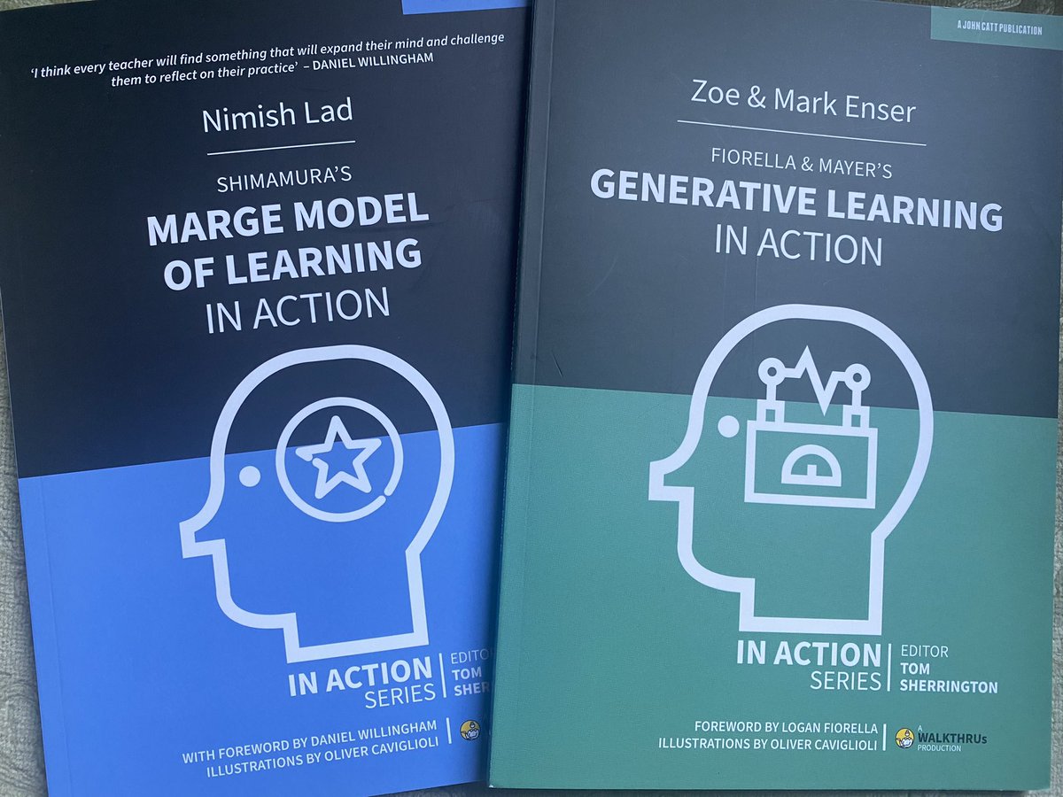 Two more books arrived today! Now who has these on their reading list? #teachertwitter #TEACHers #cpd #edutwitter #teacherlife #EducationInHeart
