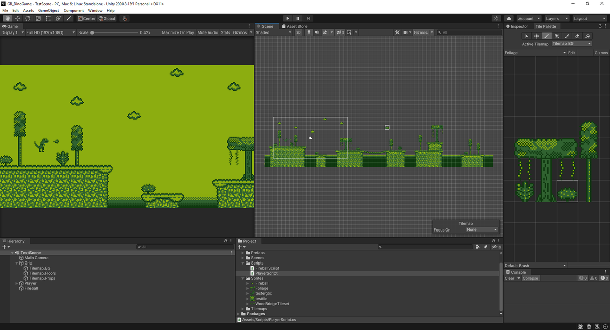 Rebuilding my Gameboy themed metroid-vania. Good or bad I swear I'll finally finish a project! #gamedev #indiedev  #indiegame #unity2d