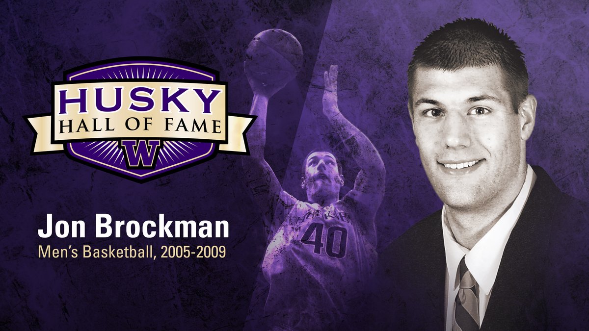 Hard-working and highly successful. Congrats to Jon Brockman (2005-2009) on being named to the Husky Hall of Fame’s Class of 2021. #GoHuskies x @UW_MBB
