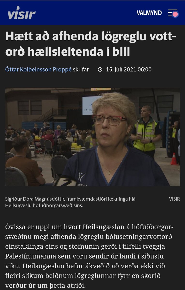 Og hvað? Þessi gögn voru notuð til þess að lokka hælisleitendurna til Útlendingastofnunar á fölskum forsendum, þar sem þeir voru beittir ofbeldi, handteknir og sendir úr landi, annars eftir aðhlynningu á bráðadeild.
Hver ætlar að axla ábyrgð á að þessu?
Enginn.
Aldrei.