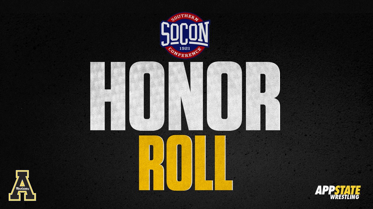 AppWrestling's tweet image. App State's 2️⃣2️⃣ selections on the @SoConSports Honor Roll rank No. 1 among the league's wrestling programs!

🔗 bit.ly/2Te82uV

#ReAchTheSummit