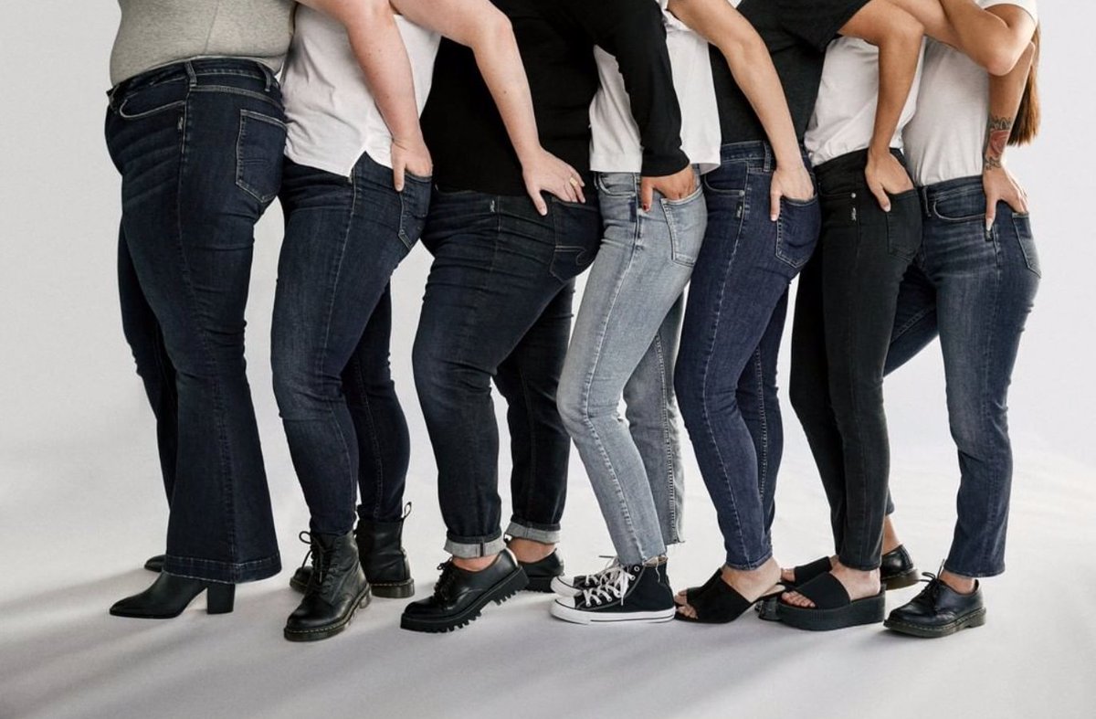 #TBT to our 2019 #WeFit photoshoot - one of our most powerful campaigns to date! Who remembers seeing our jeans shown on ALL different body types?

#SilverJeans #throwbackthursday #30YearsYoung