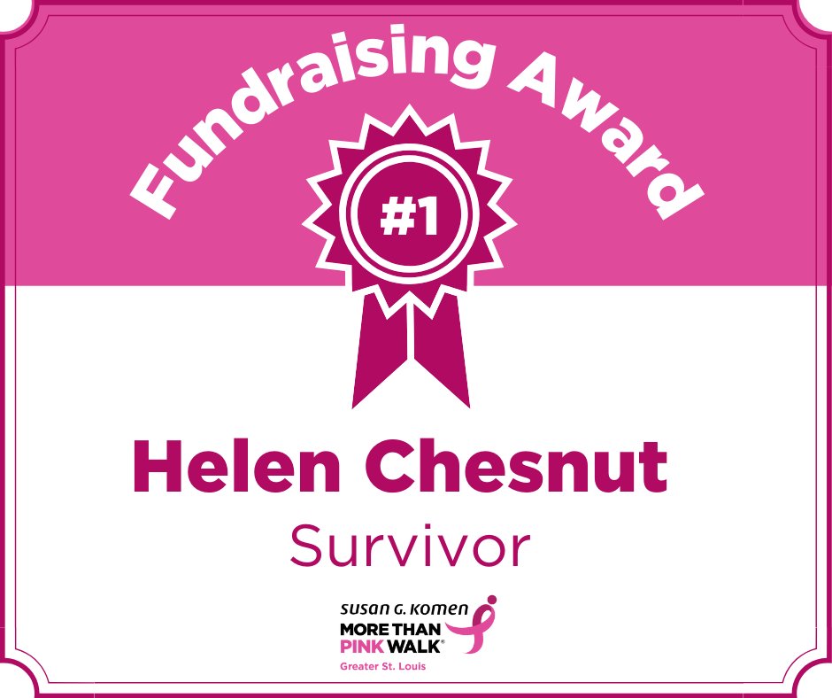 KomenMissouri's tweet photo. Fundraising for the MORE THAN PINK Walk has ended, but WOW are our supporters amazing!  
Giving BIG PROPS to our Top Fundraisers! https://t.co/eBRAurxVQP