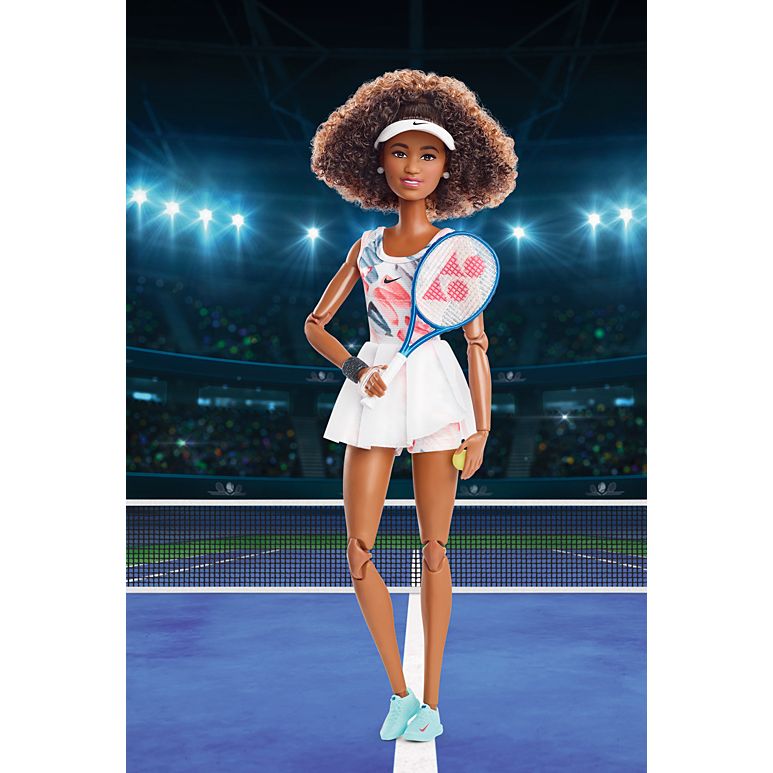 BarbieCollector's tweet photo. It's still out of stock, but we're sharing Naomi Osaka Barbie Doll photos anyway, to remind you to use the "Notify Me" button in the shop so you'll be among the first to know if it comes back in stock... https://t.co/mBp6mXeawy https://t.co/hb6r05tqQB