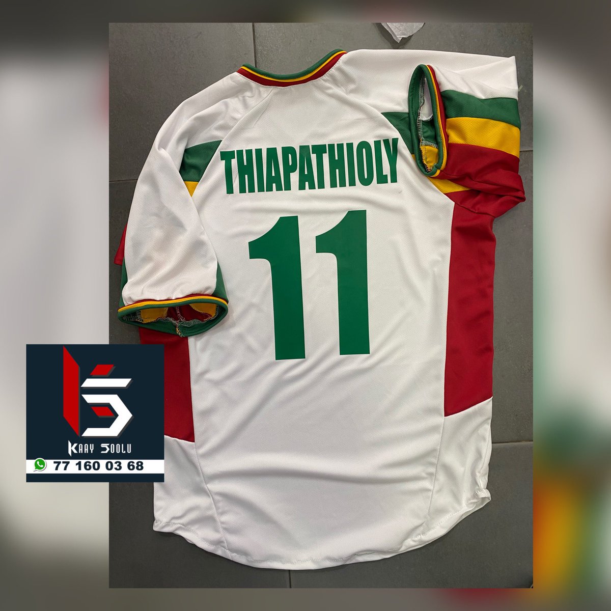 KaaySoolu's tweet photo. Merci d’avoir fait confiance à
👉 @KaaySoolu
Maillots dispo à 15.000 fcfa
✅📲 771600368 ( WhatsApp)
#senegal2002 #maillot
@Ramata_c @FamAnanas @zeyna_di @kf1011 @YoussouNdourSN @PreciousEva14 @Just_Yacinee @__thisismaty @ElhadjiKandji1 https://t.co/ynKFHhh6Os