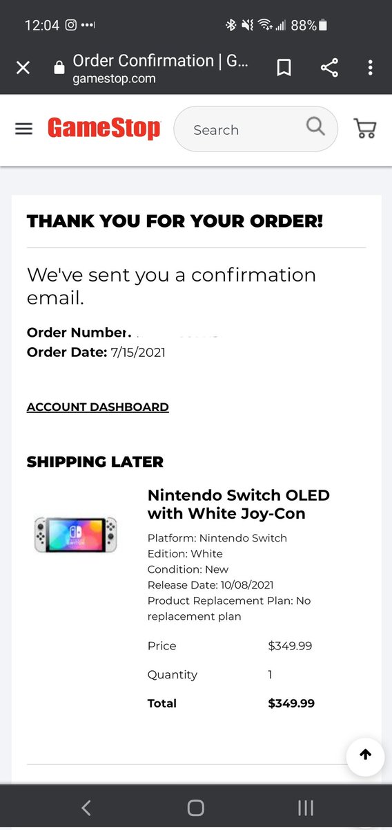 TheHackingDoge's tweet photo. @jakerandall here you go! Thank you for the help! Gamestop is up! https://t.co/DLpXQfaPFx