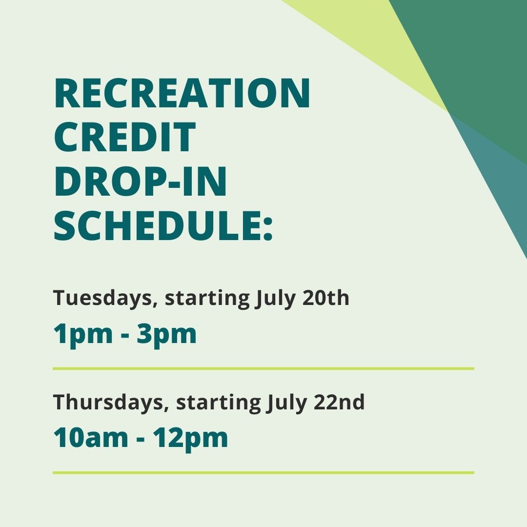 BbyServices's tweet image. We are officially launching drop-in hours for our Recreation Credit Program! 

Starting July 20th, we are opening every Tuesday and Thursday for a limited time to accept and answer questions regarding Recreation Credit Applications!

#bbyservices #burnaby