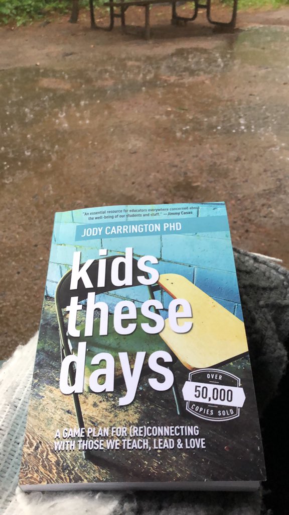 amylap84's tweet photo. Camping in the rain= a perfect time to catch up on that summer reading list.  I STRONGLY recommend #KidsTheseDays to anyone looking for a good read! 
What is everyone else reading? https://t.co/0VhEiXgQu0