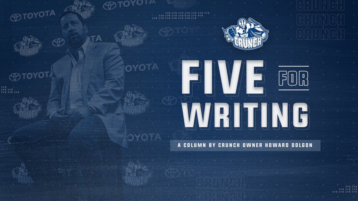"I had never heard of the guy, but in the Spring of 1993 our meeting would change my life and lead to a return of professional hockey to Syracuse."

Crunch owner Howard Dolgon talks about Bob Ohrablo and how he helped the Crunch come into being.

📝: syrcrun.ch/07-15FFW