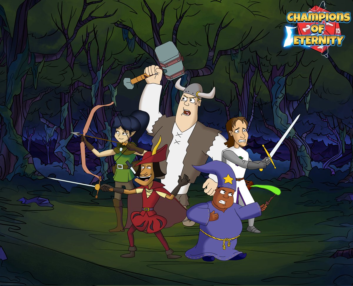 Join Sir Valamere "The Bold", Hock "The Crusher", Rowena "The Swift", Hoyo Diego "The Lover" and Ramdoe "The Magnificent" in the fantasy world of Mylandia.
#animatedseries #animationlibationstudios #championsofeternity #characterlineup #dungeonsanddragonsart #fantasyseries