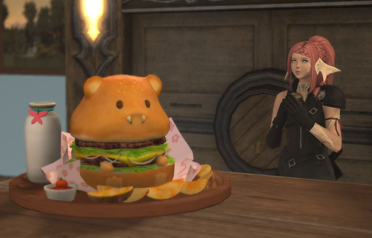 syeramon's tweet image. I tried the “Fat Elvis” from #BurgerLab 
aka. Peanut Butter and Jelly Burger

🧡💜🍔🍟 #recommended