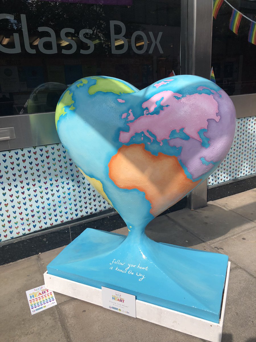 _rocketandco's tweet photo. Hi @somersethour 💕 So excited to see the #FollowYourHeartTrail go live this week! Here’s mine outside Taunton Library! Have you picked up your leaflet yet? Pick one up from @RocketandBird if you’re passing ☺️ #somersethour https://t.co/uLwp1bewoA