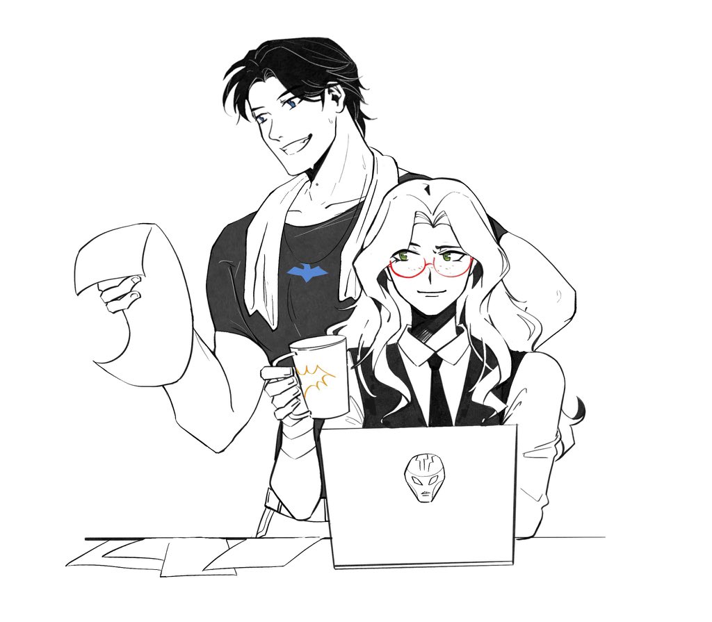hasami098's tweet photo. Dickbabs #nightwing #oracle #myart https://t.co/lGafdm3ldl