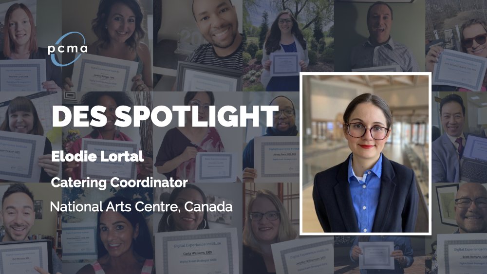 Changing careers to follow your passion is a great feeling and can be a daunting measure, especially at the beginning of a global pandemic. That didn’t stop Elodie Lortal, it empowered her. By taking the #DESCourse, she was able to adapt to the new normal. pcma.co/3wuyy0J