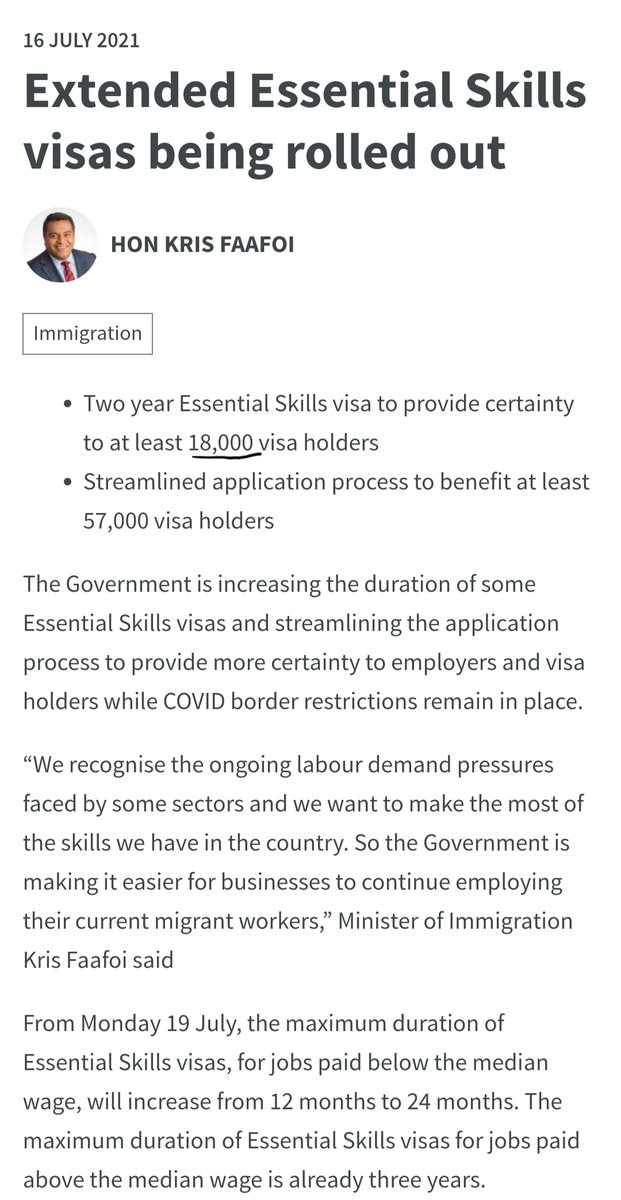 LetusbacktoNZ's tweet image. 1st time - Divided High-Med skill Essential visa holders, by allowing them to New Zealand.
2nd time - Dividing Onshore Migrants to Stop Protest, by extending visas.

Well Played @KrisinMana @jacindaardern 👏👏

Offshore Migrants already dying, No need to use "Divide and Rule" 🙌