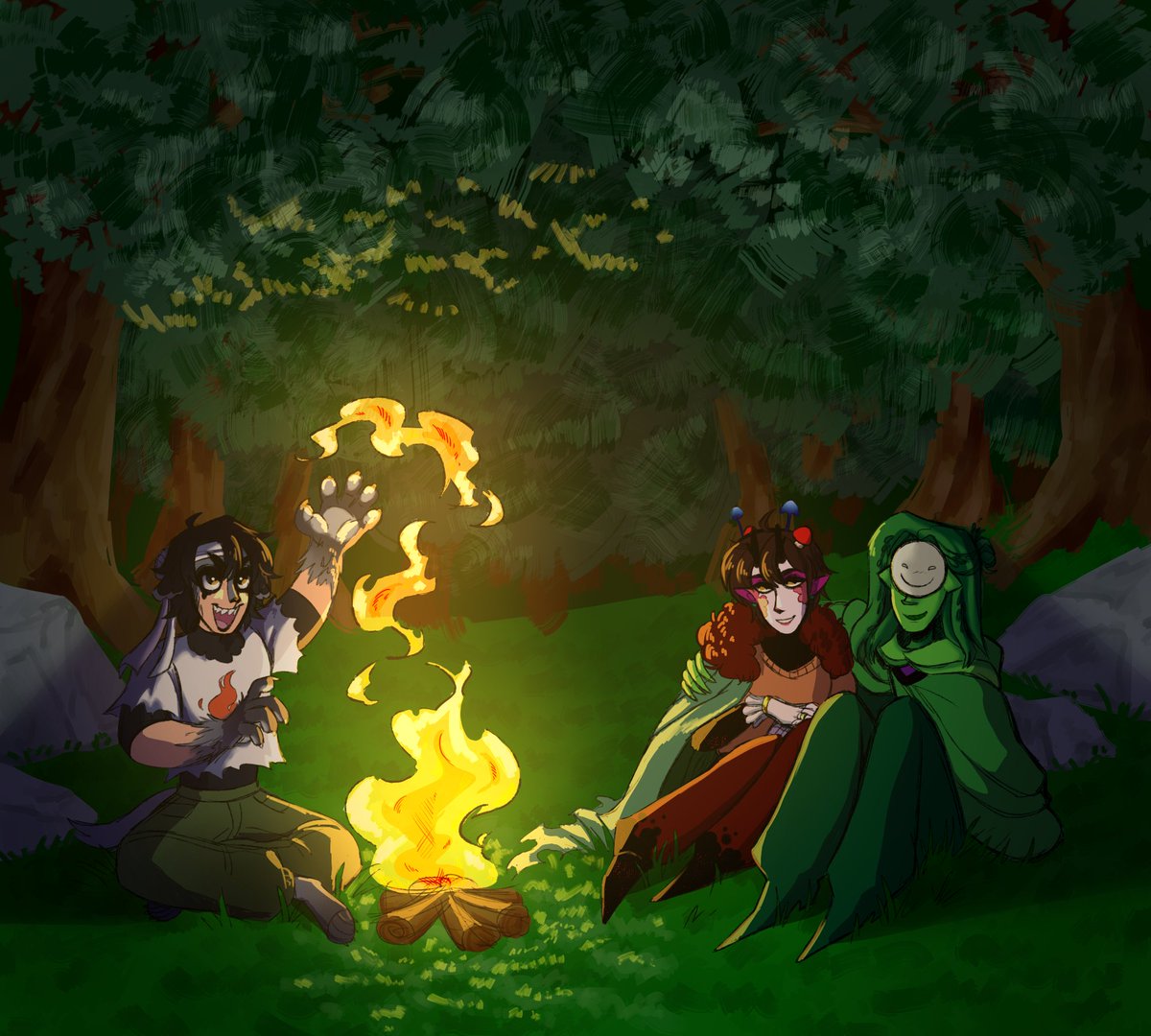danTLDR_'s tweet photo. hey @Derucorn i love your character designs so i gave them a background :]
hope ya like it

#digitalart #workinpartnership #sapnapfanart #dreamfanart #georgenotfoundfanart https://t.co/CBop47PUHv