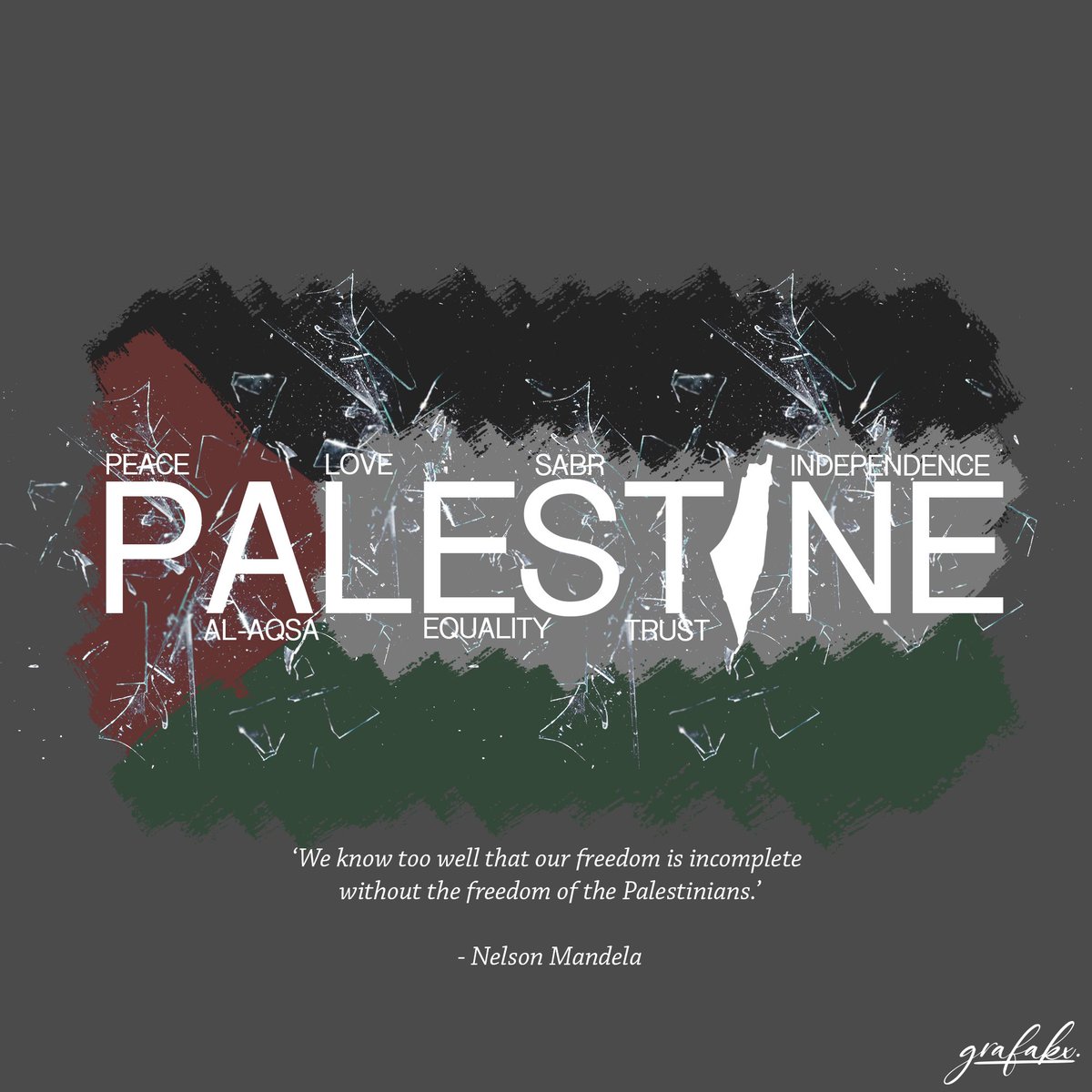 aliiakx's tweet photo. Palestine Artwork created by myself.

Please feel free to share, retweet &amp; like.

Sharing my work doesn’t cost you anything. 

#freepalestine #artshare #grafakx https://t.co/0JMoqlKKJR