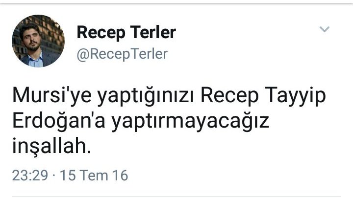 RecepTerler46's tweet image. Tam 5 yıl önce: Mursi'ye yaptığınızı Recep Tayyip Erdoğan'a yaptırmayacağız inşallah.
