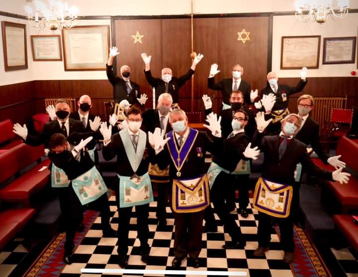 Congratulations to Amadeus Lodge <a href="/amadeuslodge/">Amadeus Lodge No9539</a> 
1st meeting back and they haven't lost their fun-loving spirit #FreemasonryIsFun 
#Dore #Derbyshire 
#DerbyshireFreemason 
#Freemasons