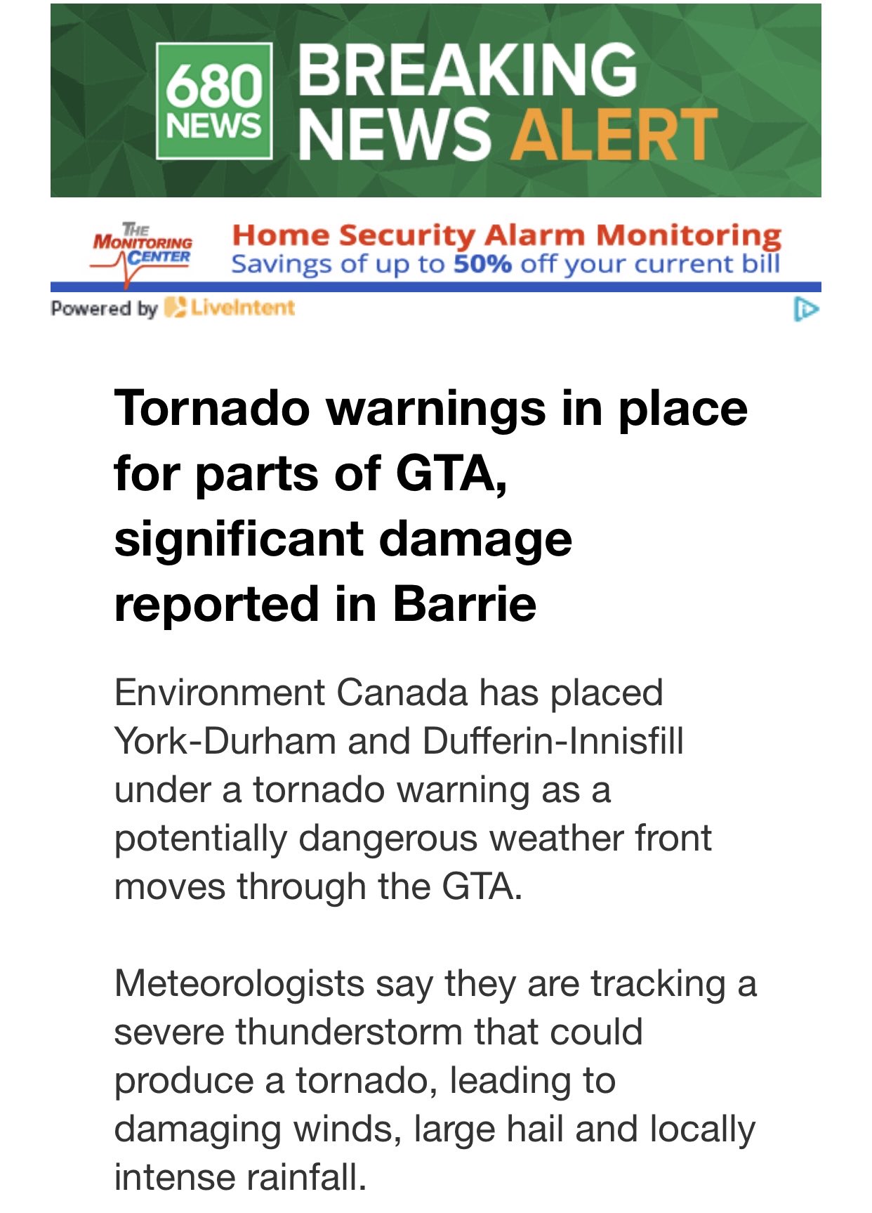 Yaftornado Warning Lancaster Sc 38 - ngvypxt