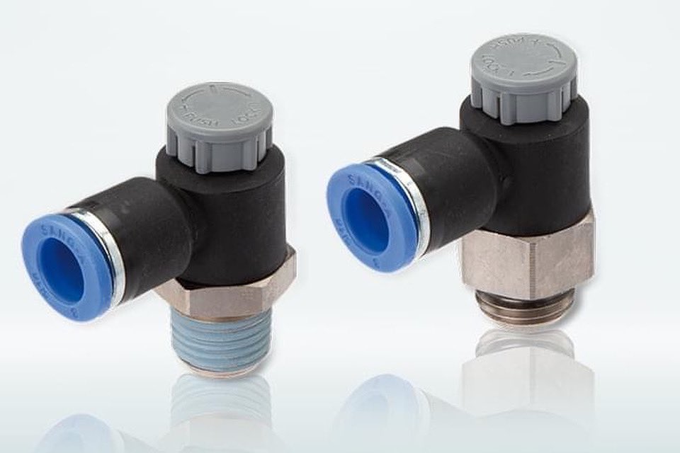 Strohmeier_Tech's tweet photo. Ab sofort Kompakt Drosselrückschlag-Ventile für die Pneumatik NEU im Lieferprogramm.😀
Über das arretierbare Handrad könnt ihr die Verfahrgeschwindigkeiten von Zylindern ohne Werkzeug einfach und komfortabel direkt am Zylinder einstellen. https://t.co/hs0NPmkwTb