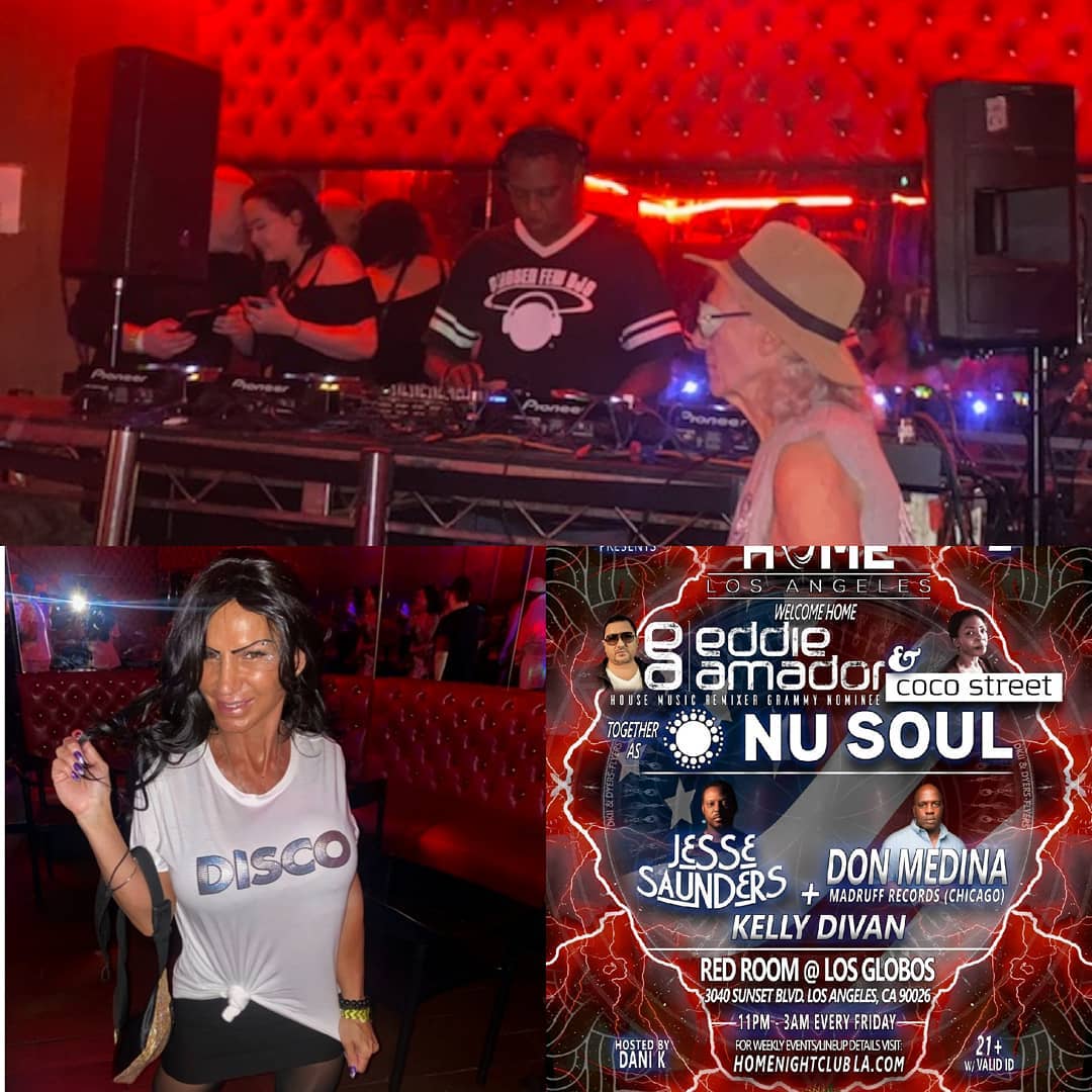 Thanks for the invite and amazing needed house music night Dj and a pioneer of house music @jessesaundrs and my friend @acaedigital for accompanying me!If you want pure house music Friday nights at Los Glosbos in LA this is the place to go!
#djjesseSaunders #djeddieAmador