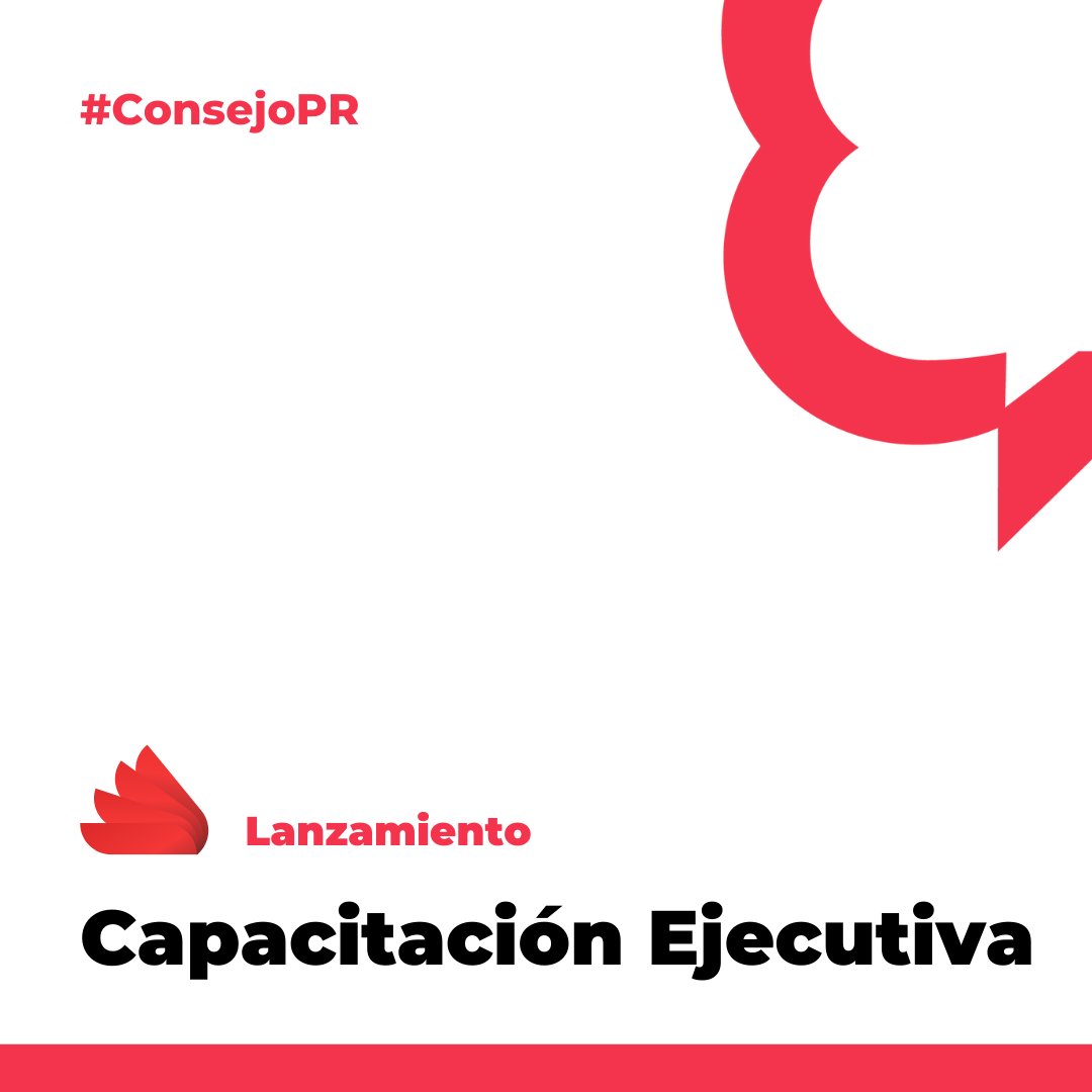Desde el #ConsejoPR con alegría presentamos el programa “UPGRADE - Capacitación Ejecutiva” que nace de la necesidad de contar con cursos de perfeccionamiento profesional cortos y de calidad.