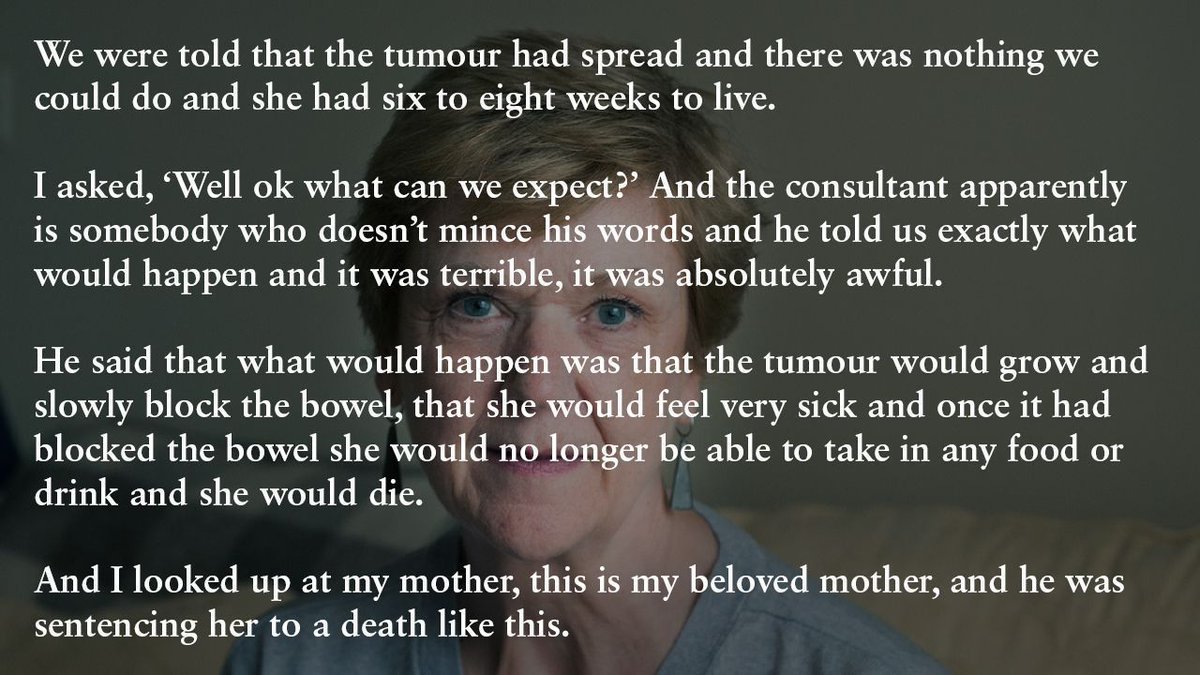 WARNING: This is graphic.

Dying people are being forced to endure unbelievable suffering at the end of life.