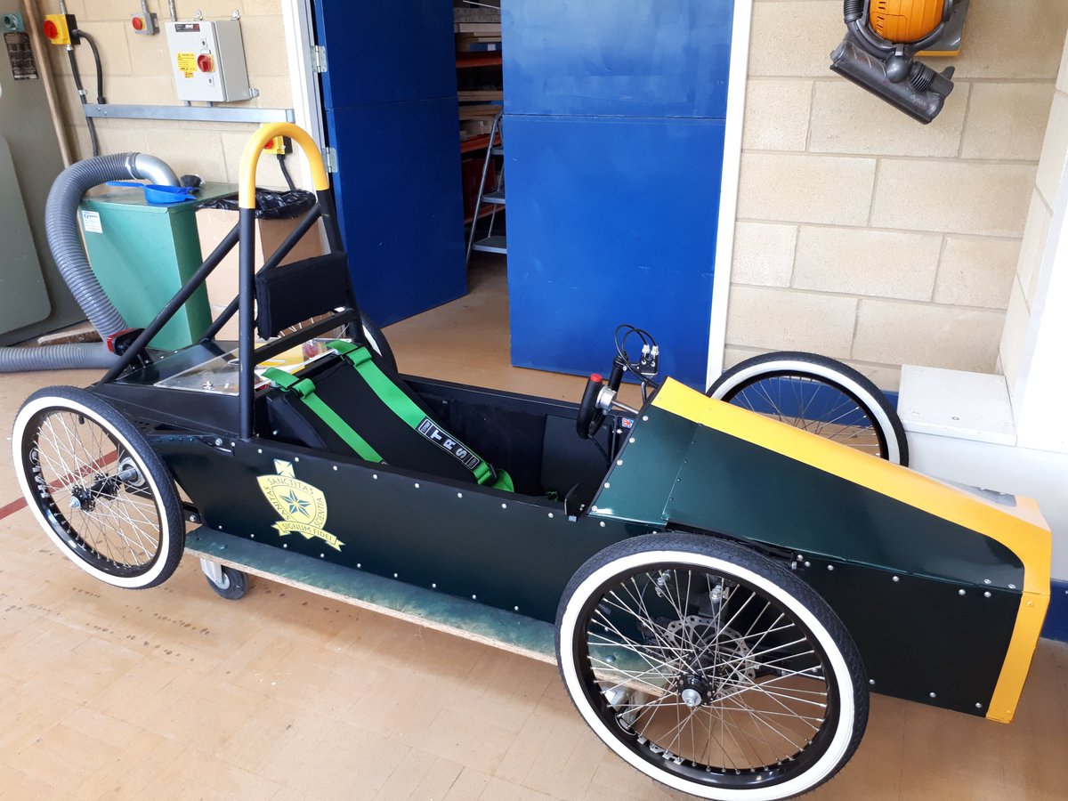 StIlltydsCHS's tweet photo. We are very excited for our first @greenpower_team race in September.  We have been working on this project for the past two years and we will finally get to race! https://t.co/9DNyIDqdLg