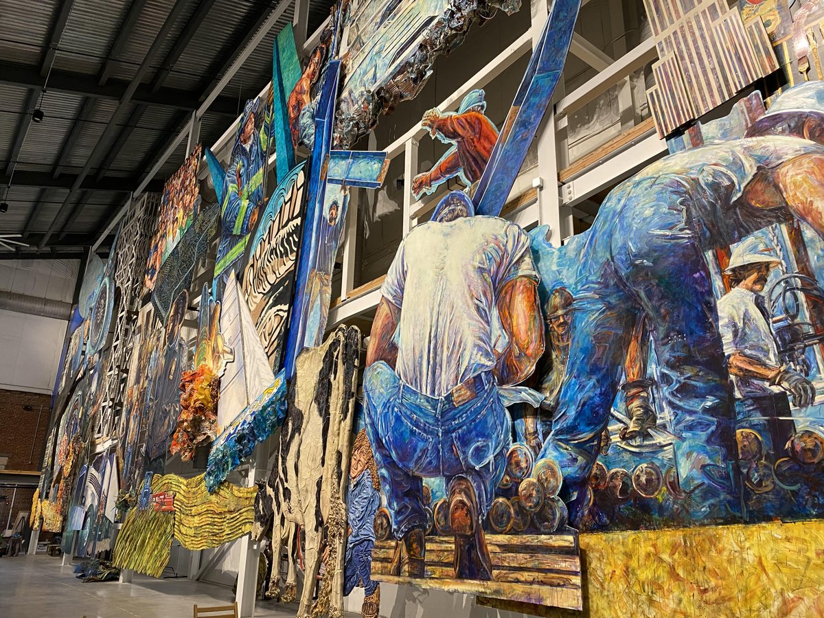 Tours galore! Visit AMP this Saturday for tours at 10am and 11:15am. Perfect for the whole family. Register: americanmuralproject.org/tours.