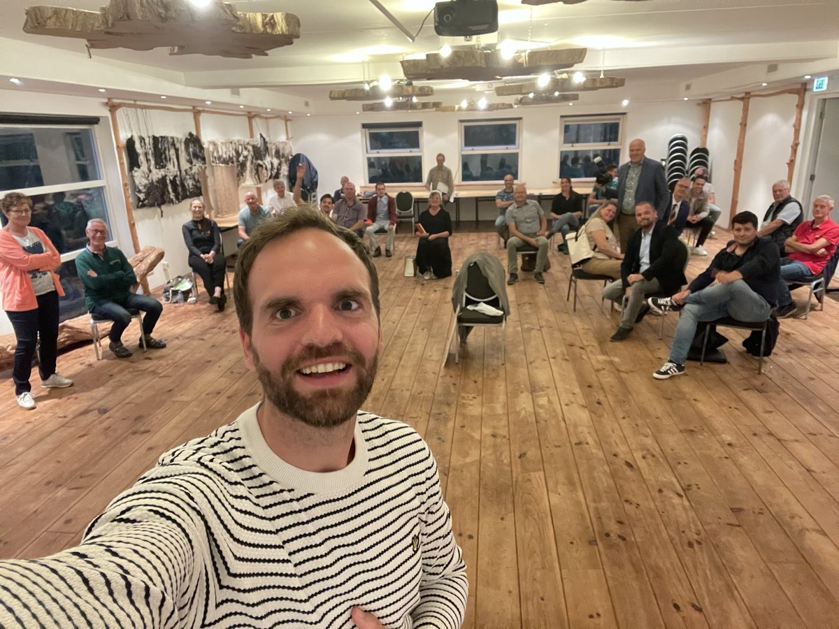 Vanavond met boeren en CDA-ers in Bunschoten in gesprek over onze landbouwvisie ‘Perspectief voor boeren’. #CDA