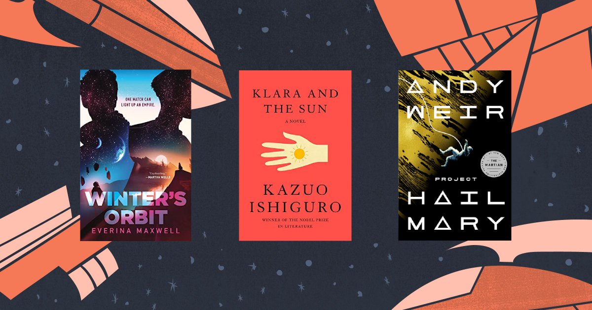 goodreads's tweet photo. When it comes to reading your next sci-fi novel, this year's books feature plenty of ways to think about the human condition, especially through an AI lens. To celebrate #SFFWeek, take a look at this year's most popular new sci-fi novels: https://t.co/PIp17t1DJ2 https://t.co/Vn9ZiMptrG