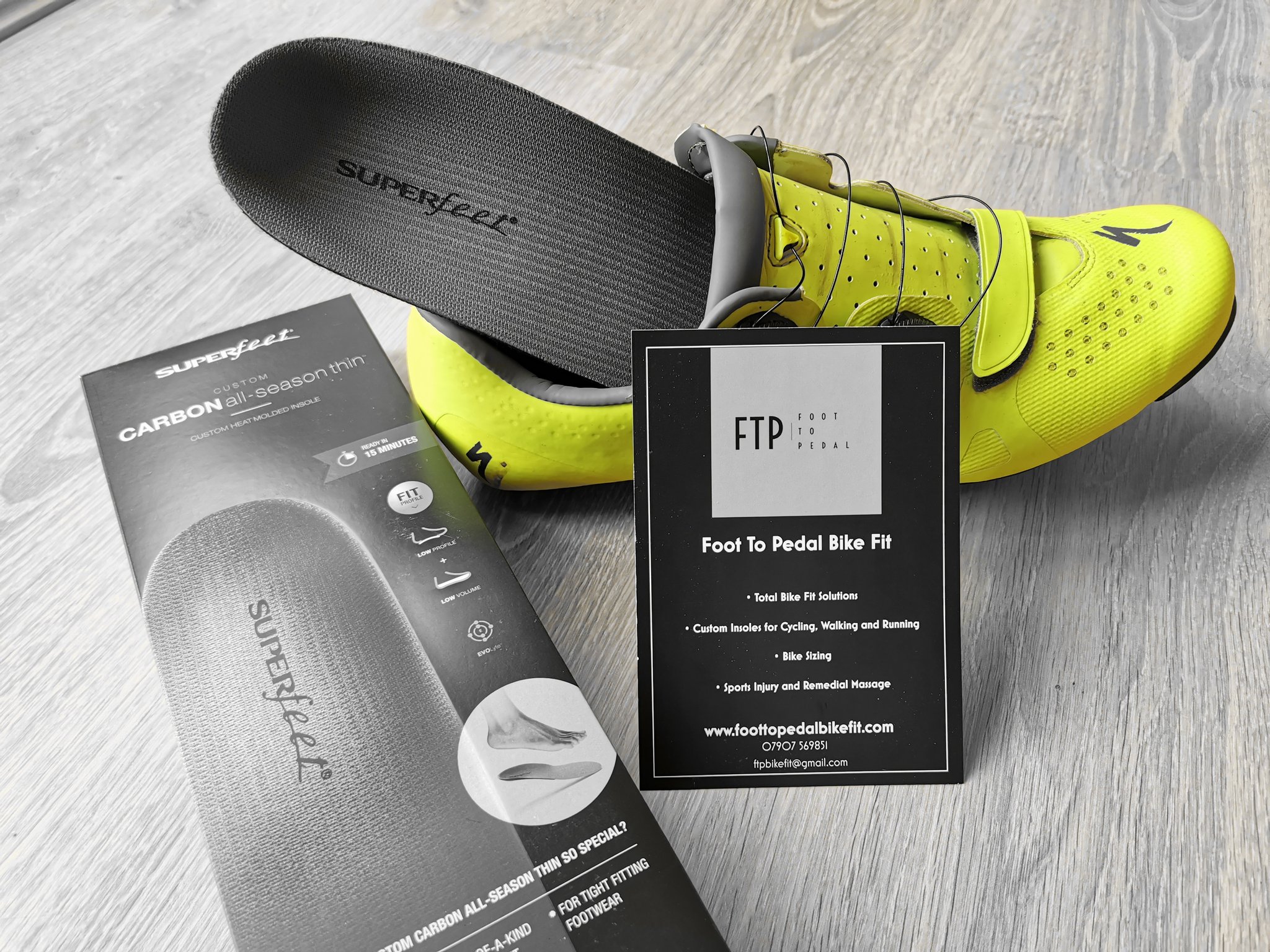 FTP Bike Fit on Twitter "Custom Carbon insoles for your cycling shoes