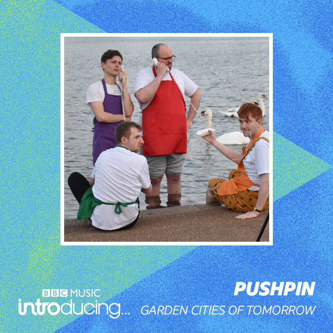 📌 Put a pin in this, you'll want to come back to it later. Angular and inventive, @Pushpin_band flirt with math and indie-rock in a very cheeky way.